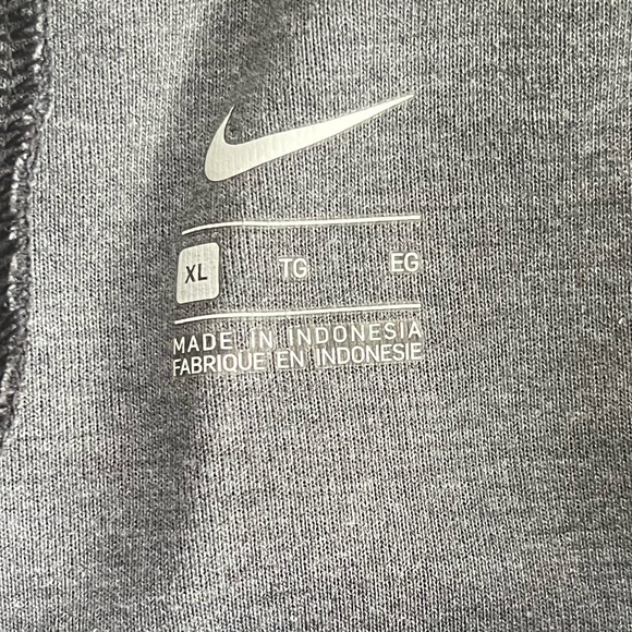 NIKE University of Illinois Fighting Illini Jogger Pants Grey Performance XLarge - Picture 7 of 8